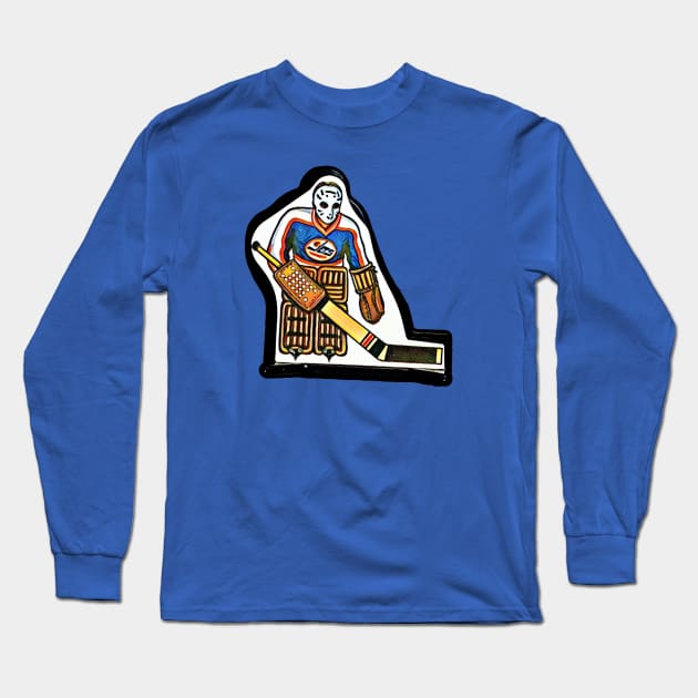 Coleco Table Hockey Players - Winnipeg Jets Long Sleeve T-Shirt by mafmove